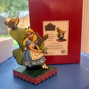 Enesco Blue and Green Alice Figurine